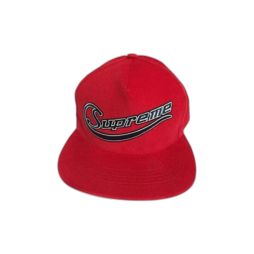 Supreme Metallic Logo Corduroy 5-Panel 'Red'