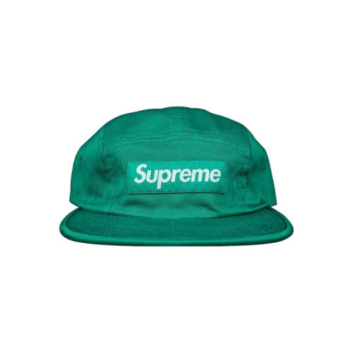 Supreme Washed Chino Twill Camp Cap 'Green'