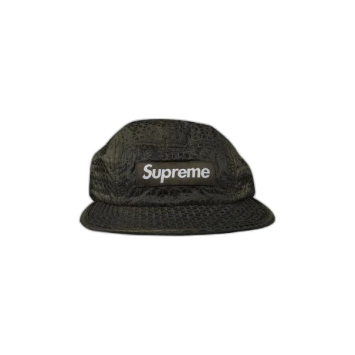Supreme Geometric Ripstop Camp Cap 'Olive'