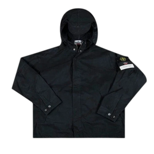 Supreme x Stone Island Riot Mask Camo Jacket 'Black Camo'