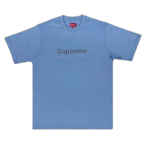 Supreme Gold Bars T-Shirt 'Blue'