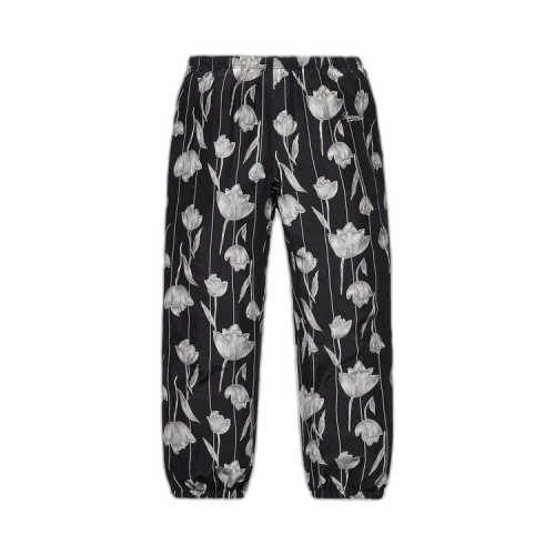 Supreme Floral Silk Track Pant 'Black'