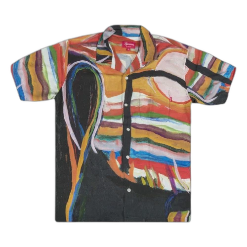 Supreme Reaper Rayon Short-Sleeve Shirt 'Black'