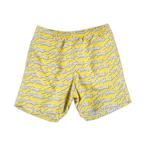 Supreme Signature Script Logo Water Short 'Yellow'