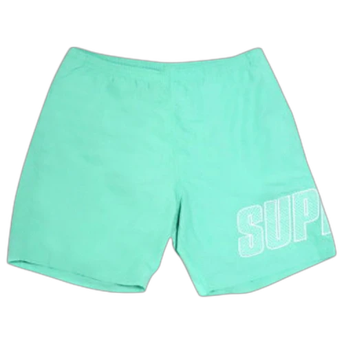 Supreme Logo Appliqué Water Short 'Mint'