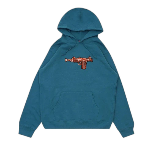 Supreme Toy Uzi Hooded Sweatshirt 'Dark Teal'