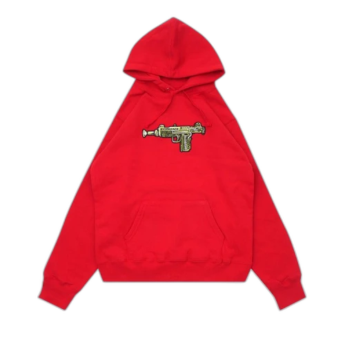 Supreme Toy Uzi Hooded Sweatshirt 'Red'