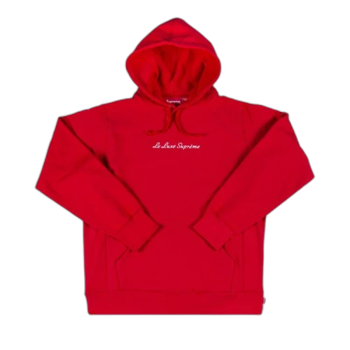 Supreme Le Luxe Hooded Sweatshirt 'Red'
