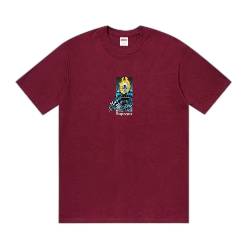 Supreme Ghost Rider Tee 'Burgundy'
