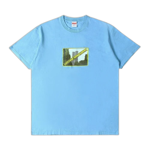 Supreme Greetings Tee 'Light Slate'