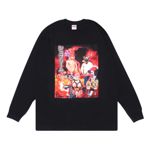 Supreme Sekintani La Norihiro Long-Sleeve Tee 'Black'
