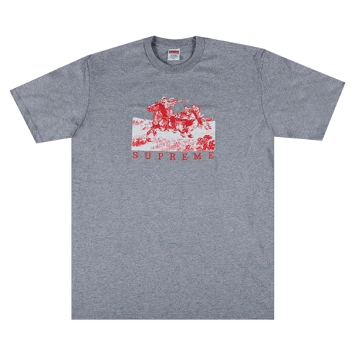 Supreme Riders Tee 'Heather Grey'