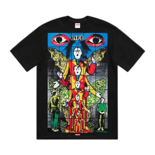 Supreme Gilbert and George LIFE Tee 'Black'