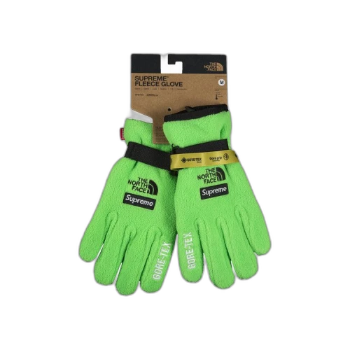 Supreme x The North Face RTG Fleece Glove 'Bright Green'