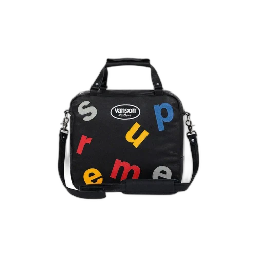 Supreme x Vanson Leathers Letters Bag 'Black'