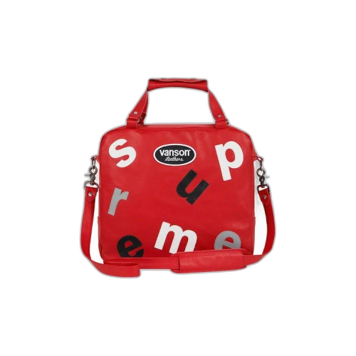 Supreme x Vanson Leathers Letters Bag 'Red'