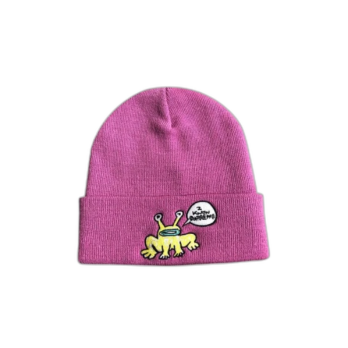 Supreme x Daniel Johnston Beanie 'Fuchsia'