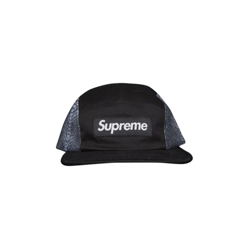 Supreme Snakeskin Mesh Camp Cap 'Black'