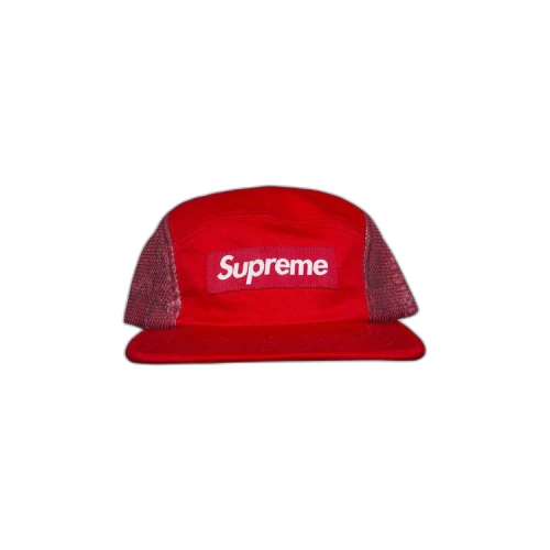 Supreme Snakeskin Mesh Camp Cap 'Red'