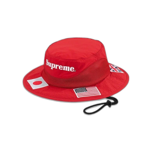 Supreme Flags Boonie 'Red'