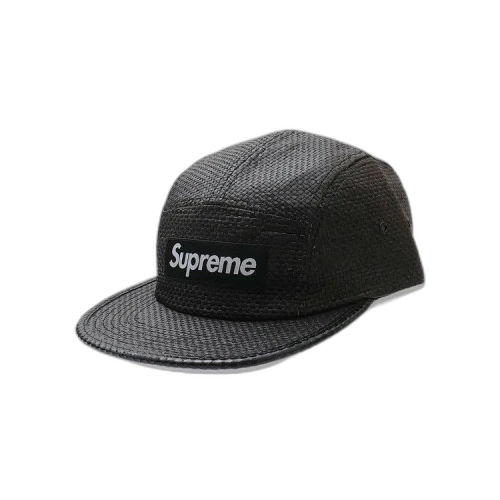 Supreme Raffia Camp Cap 'Black'