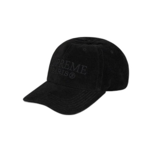 Supreme Suede 6-Panel Hat 'Black'