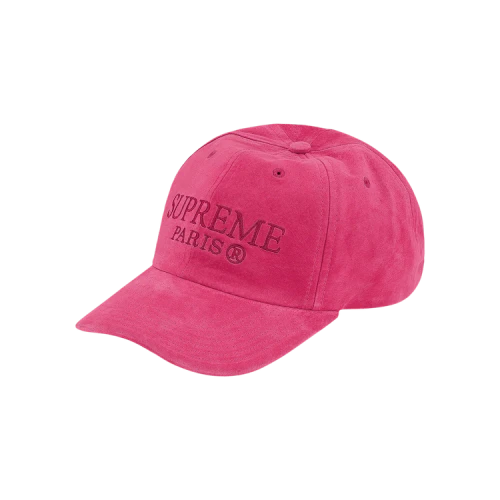 Supreme Suede 6-Panel Hat 'Bright Fuchsia'