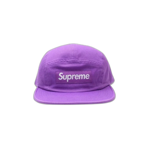 Supreme Washed Chino Twill Cap 'Purple'