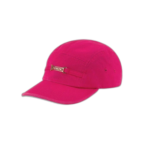Supreme Name Plate Camp Cap 'Dark Magenta'