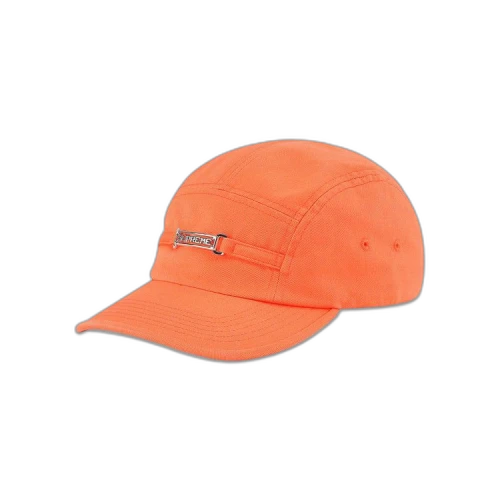 Supreme Name Plate Camp Cap 'Neon Orange'