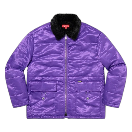 Supreme Quilted Cordura Lined Jacket 'Purple'