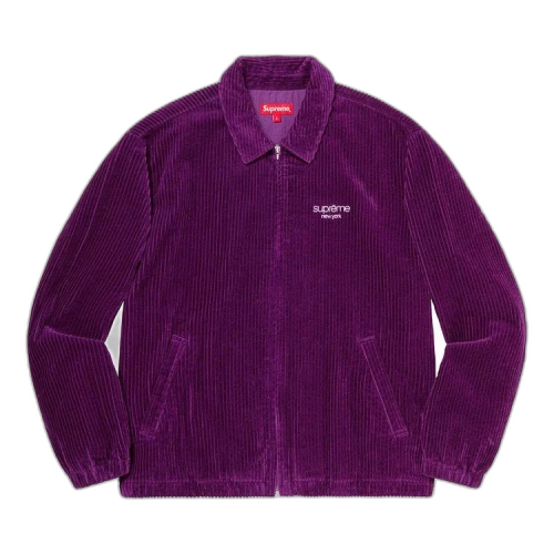 Supreme Wide Wale Corduroy Jacket 'Purple'