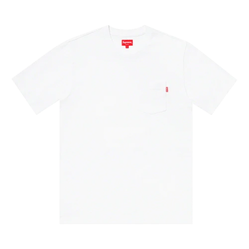 Supreme Short-Sleeve Pocket Tee 'White'
