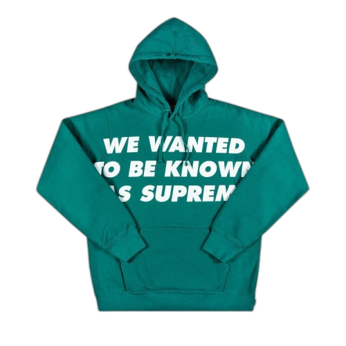 Supreme Known As Hooded Sweatshirt 'Dark Aqua'