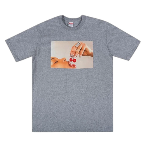 Supreme Cherries Tee 'Heather Grey'