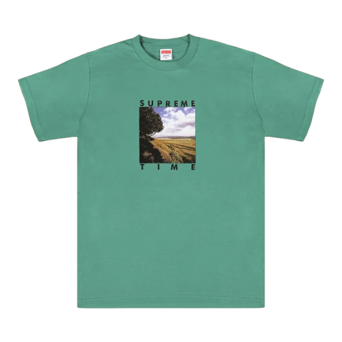 Supreme Time Tee 'Dusty Teal'