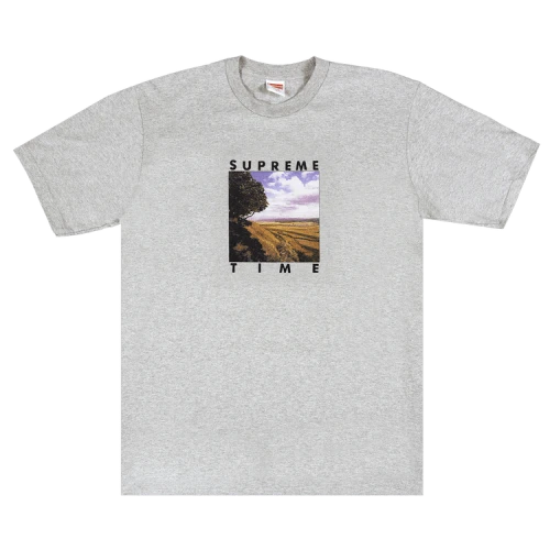 Supreme Time Tee 'Heather Grey'
