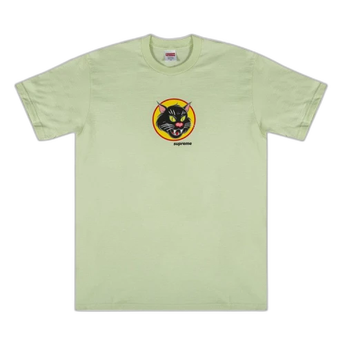 Supreme Black Cat Tee 'Pale Mint'