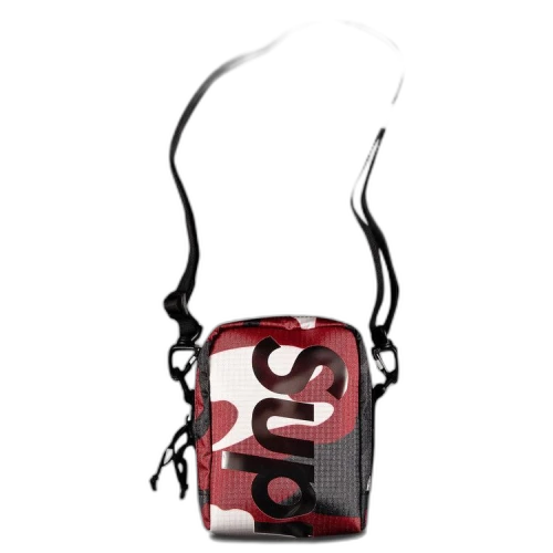 Supreme Neck Pouch 'Red Camo'