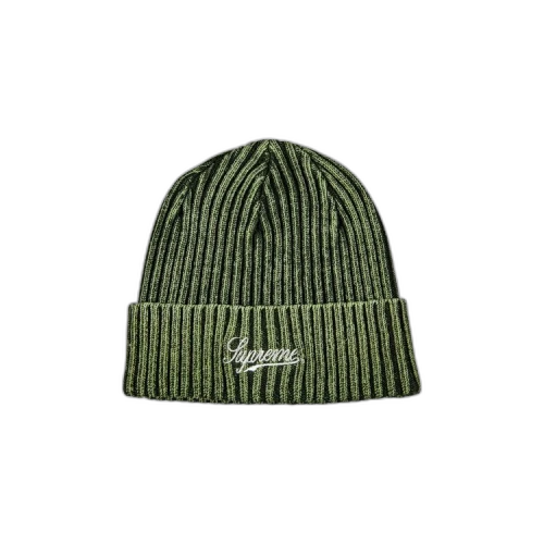 Supreme Bleached Rib Beanie 'Olive'