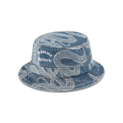 Supreme x Hysteric Glamour Snake Denim Crusher 'Blue'