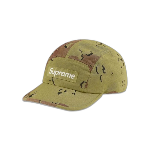 Supreme Overdyed Camo Camp Cap 'Green'