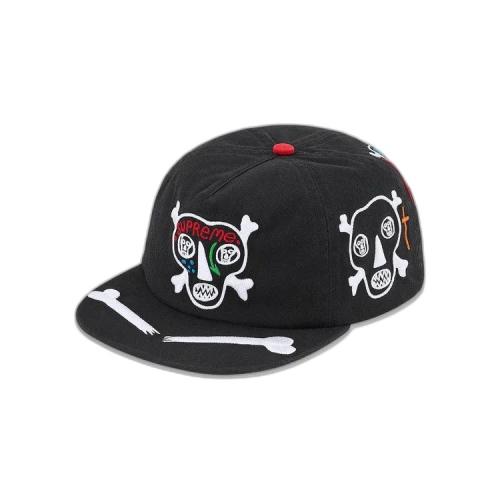 Supreme x Clayton Patterson Skulls 5-Panel 'Black'