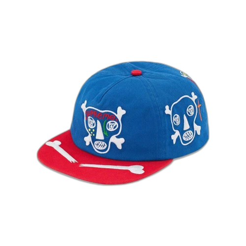 Supreme x Clayton Patterson Skulls 5-Panel 'Royal'
