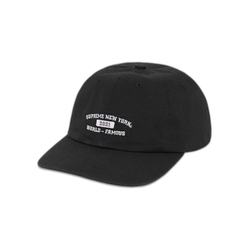 Supreme World Famous 6-Panel 'Black'