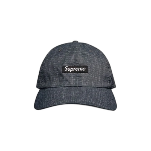 Supreme Faded Ripstop 6-Panel 'Black'