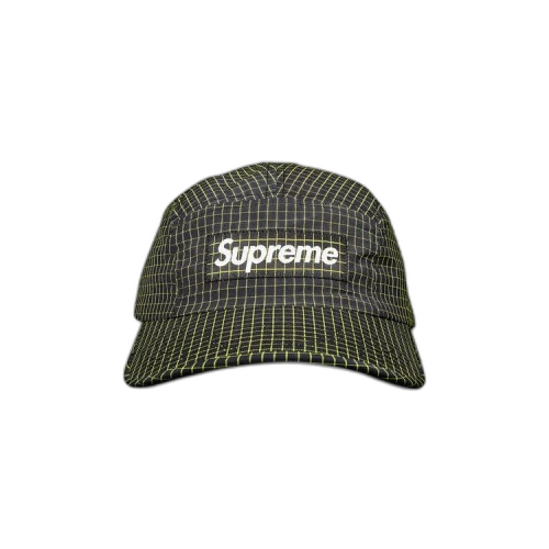 Supreme 2-Tone Ripstop Camp Cap 'Black'