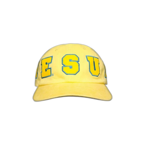 Supreme Spellout 6-Panel 'Light Yellow'