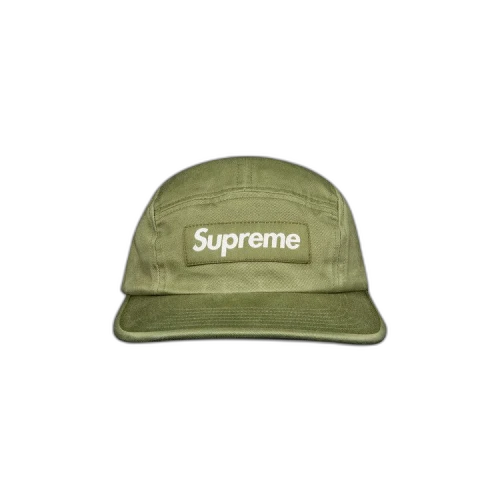 Supreme Washed Chino Twill Camp Cap 'Light Olive'