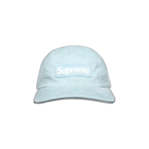 Supreme Fine Wale Corduroy Camp Cap 'Light Blue'